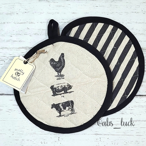 Molly Hatch Other - Molly Hatch Farmhouse Pot Holders